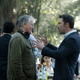 Director Adrian Lyne and actor Ben Affleck on the set of Deep Water
